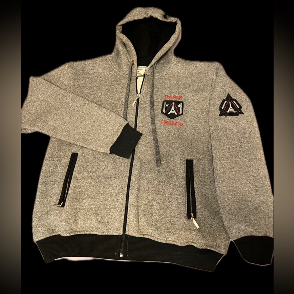 Paris zip up hoodie